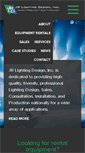 Mobile Screenshot of jrlightingdesign.com