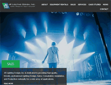 Tablet Screenshot of jrlightingdesign.com